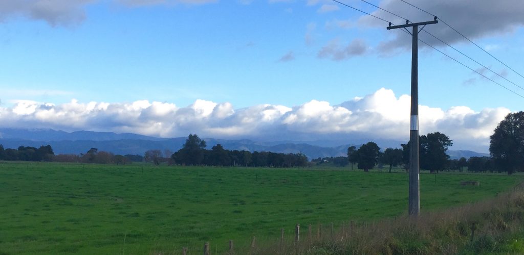 A view over the Wairarapa Valley to the Rimutaka Range